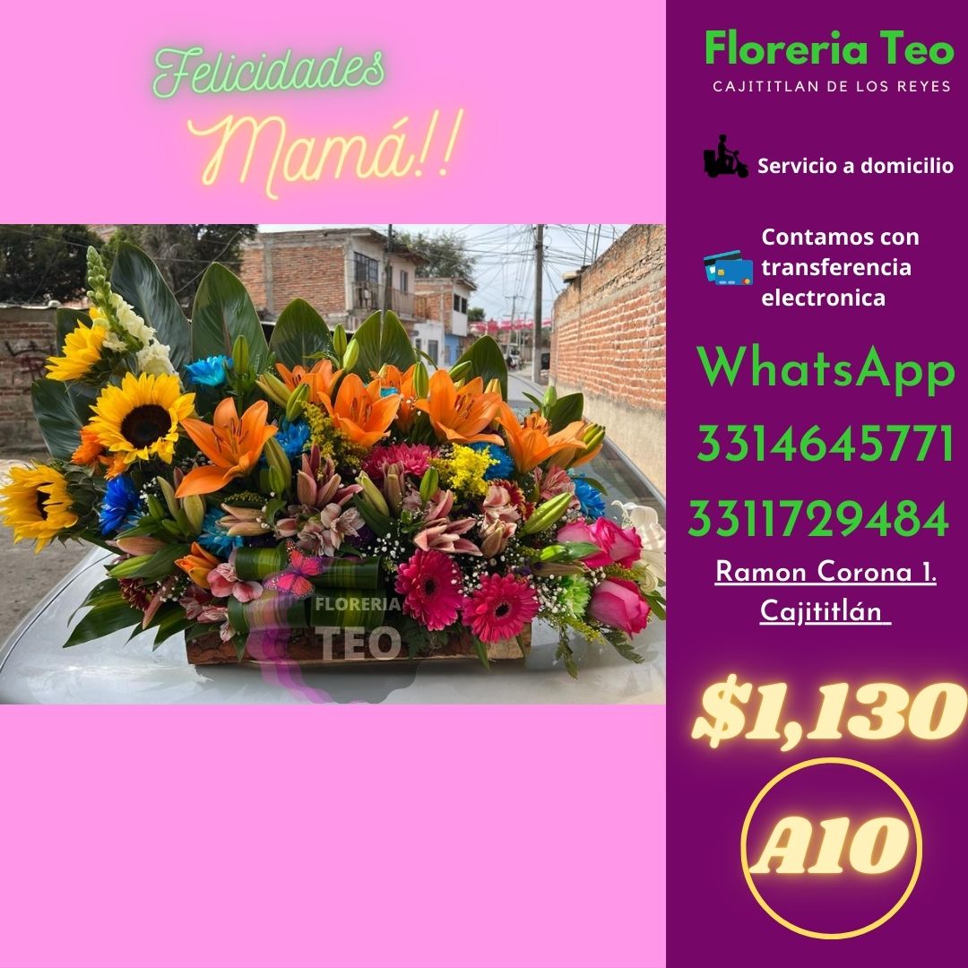 Arreglo de flores Mixtas. A10