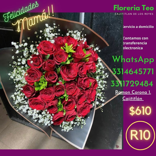 Ramo de Rosas. R10