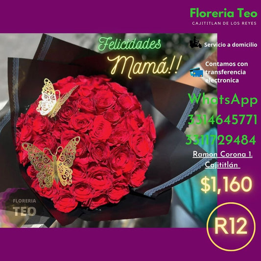 Ramo de Rosas. R12