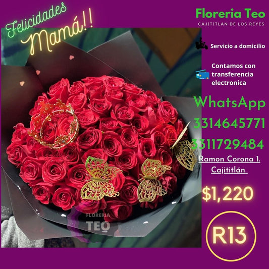 Ramo de Rosas. R13