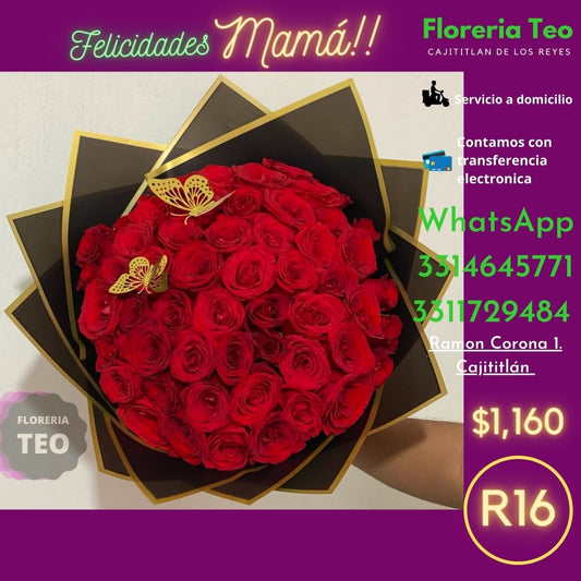 Ramo de Rosas. R16