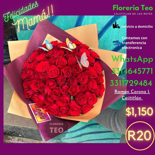 Ramo de Rosas. R20