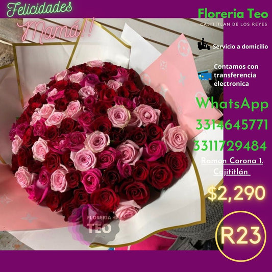 Ramo de Rosas. R23