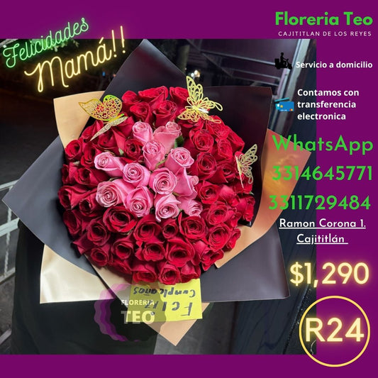 Ramo de Rosas. R24