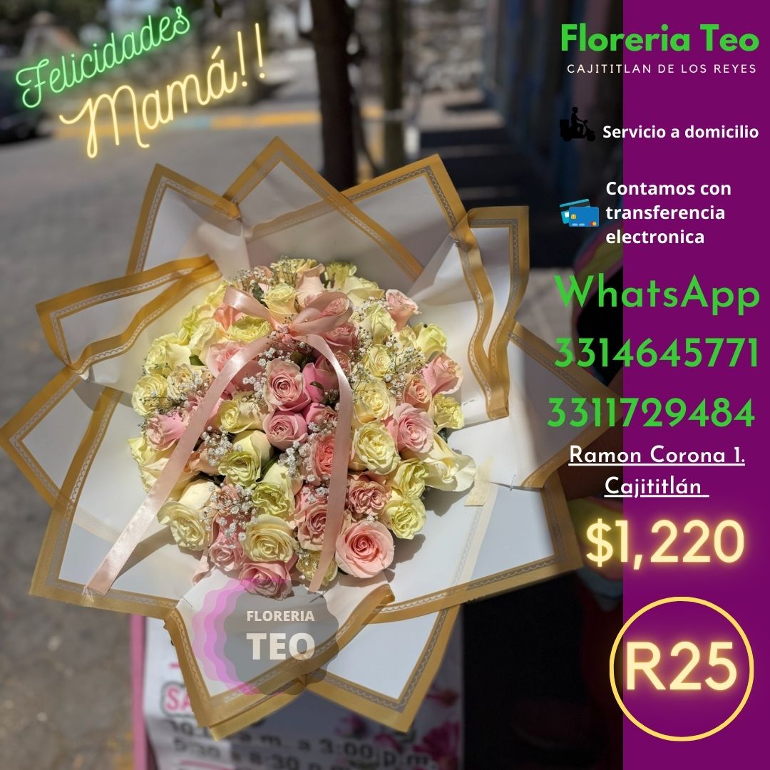 Ramo de Rosas. R25