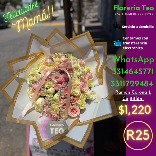 Ramo de Rosas. R25