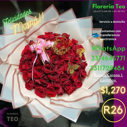 Ramo de Rosas. R26