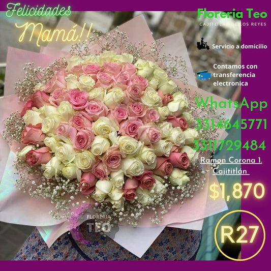 Ramo de Rosas. R27