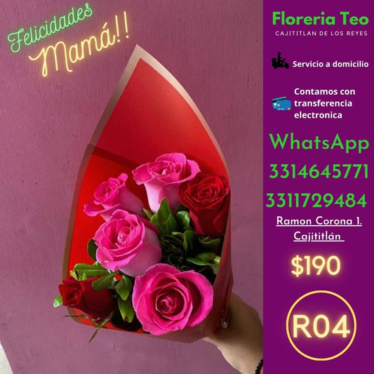 Ramo de Rosas. R04
