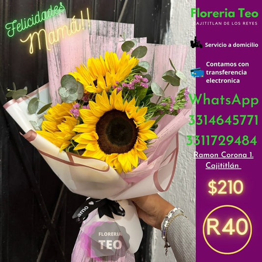 Ramo de Girasol. R40