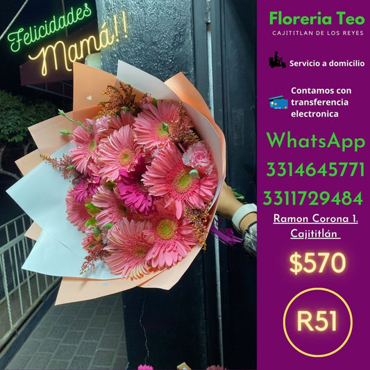 Ramo de Gerbera. R51